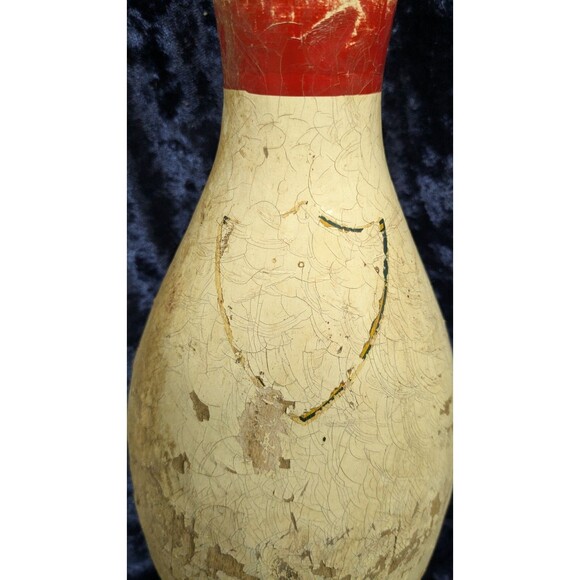 Vintage Bowling Pin For Home Decor Or Upcycle Crafting - Picture 4 of 5
